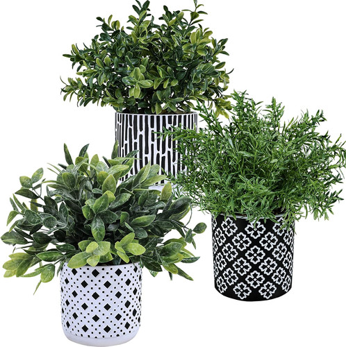 Pack artificial potted - 3-pack,